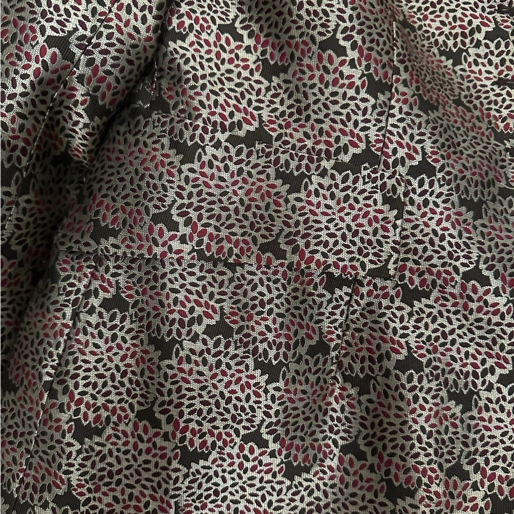 ETCETERA Metallic Printed Button Front Blazer Jacket Size 12 - Picture 5 of 9